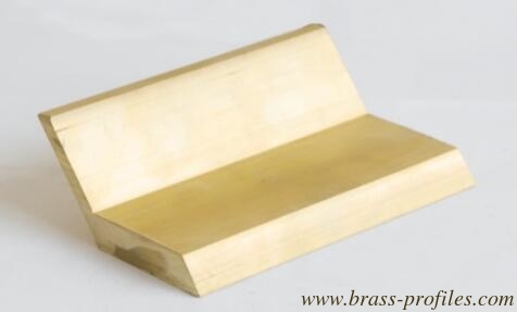 Rustproof Brass L Shape Profiles Special Copper-L Sections For Window Frame supplier