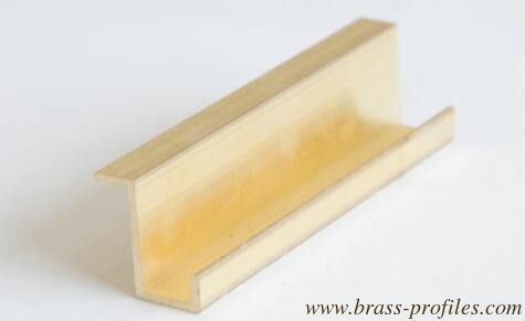 Rustproof Brass L Shape Profiles Special Copper-L Sections For Window Frame supplier